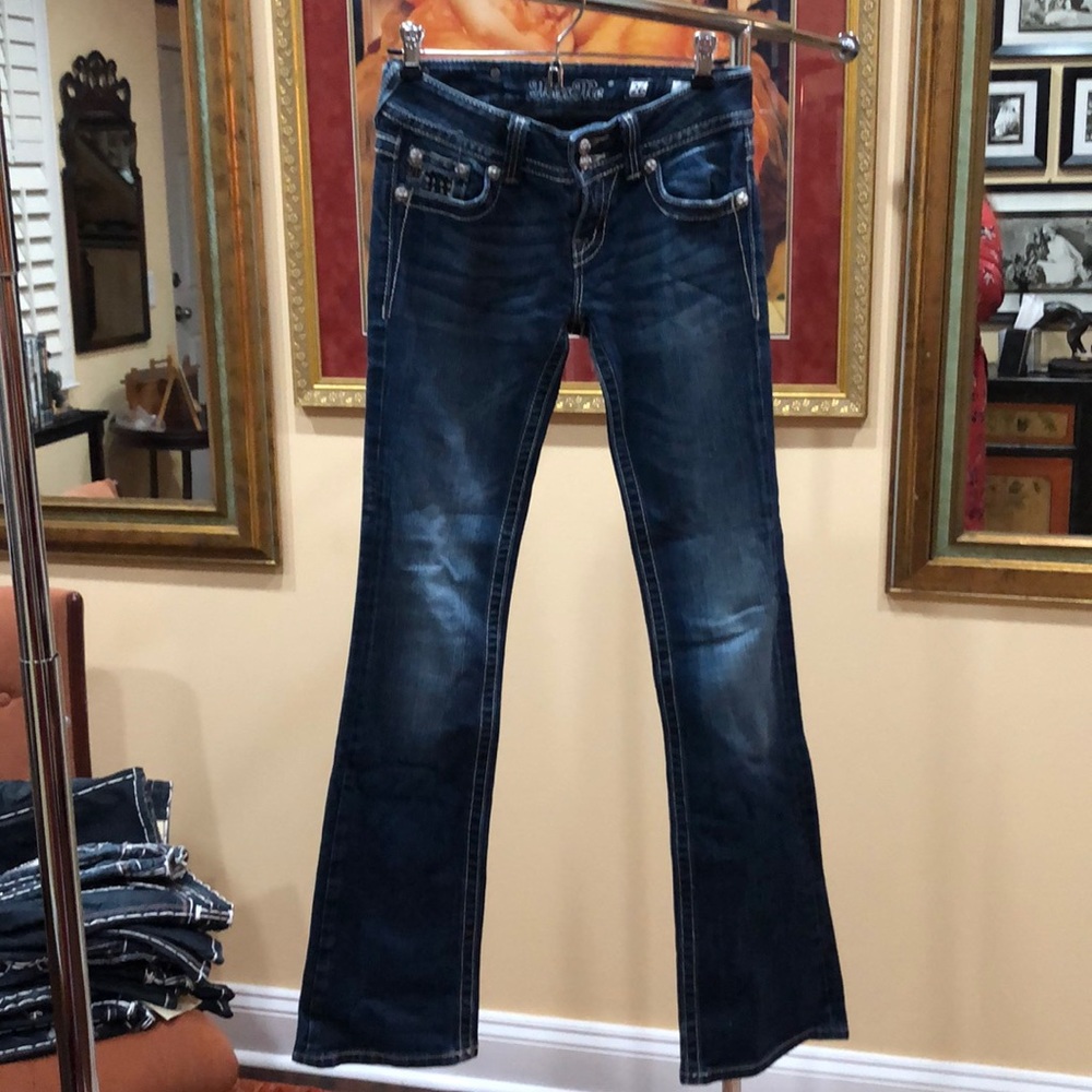 Miss Me embellished jeans, size 26